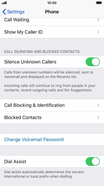 Press the Home key to return to the home screen.