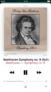 Press arrow right to go to the next audio file.