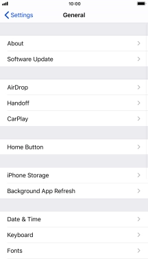 Press iPhone Storage.