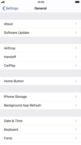 Press Software Update. If a new software version is available, it's displayed. Follow the instructions on the screen to update the phone software.
