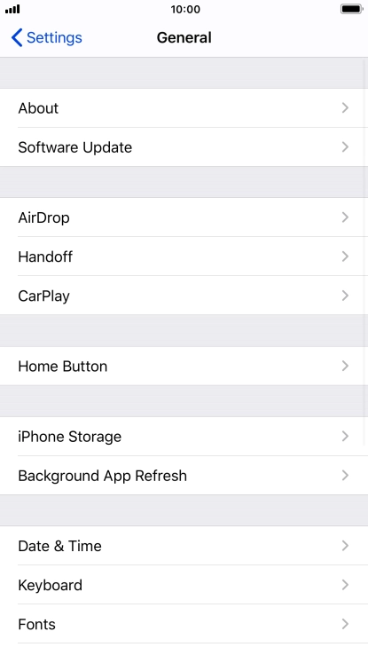Press iPhone Storage.