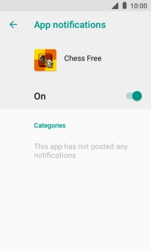 Press the indicator to turn the function on or off.