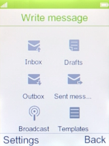 Press the Left selection key.