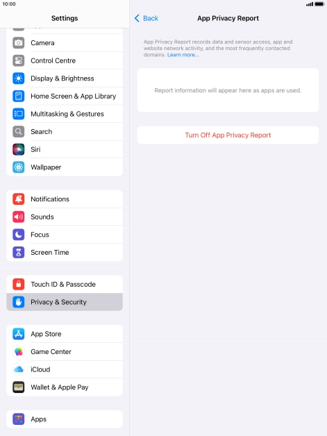Press the Home key to return to the home screen.