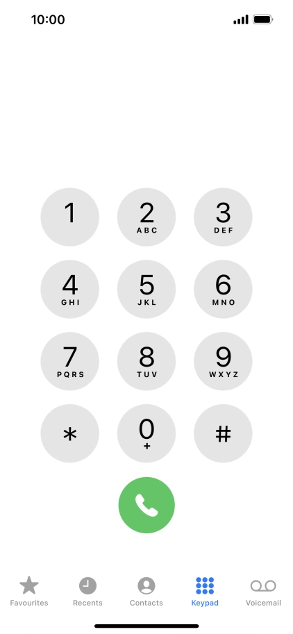 Press Keypad.
