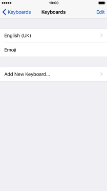 Press Add New Keyboard....