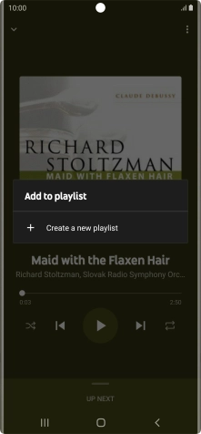 Press Create a new playlist.