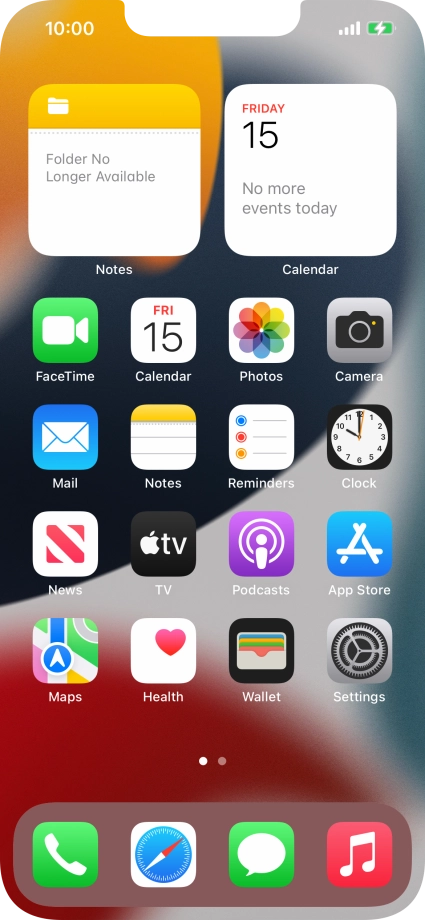 When the battery charging icon is displayed, the battery is charging.