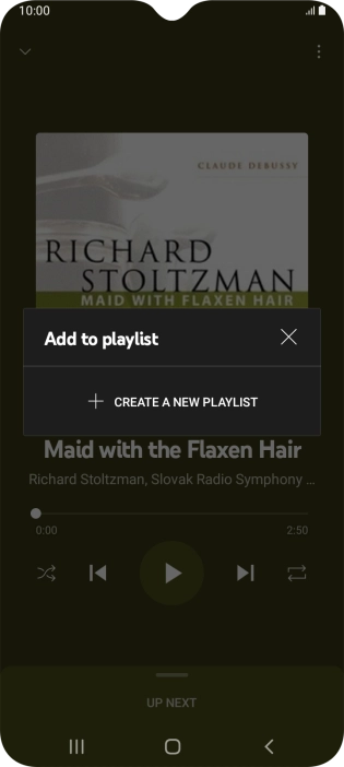 Press CREATE A NEW PLAYLIST.