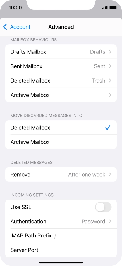 Press Authentication.