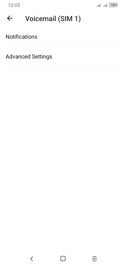 Press Advanced Settings.