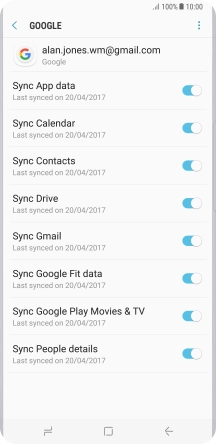Press the Home key to return to the home screen.