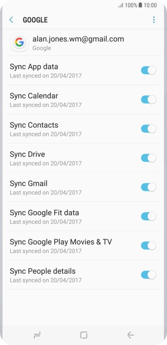 Press the Home key to return to the home screen.