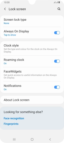 Press the Home key to return to the home screen.