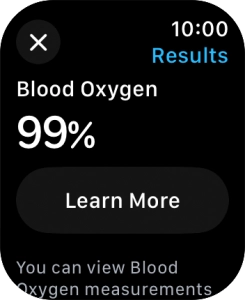 Your result is displayed on the screen.