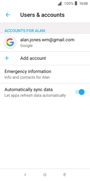 Press the Home key to return to the home screen.