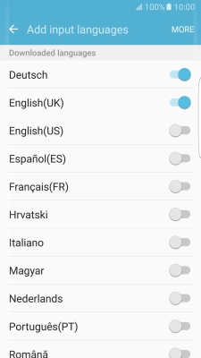 Press the Return key.