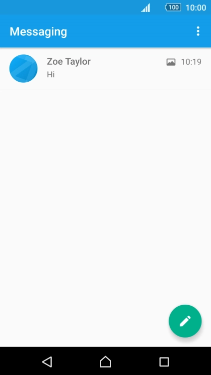 Press the new message icon.
