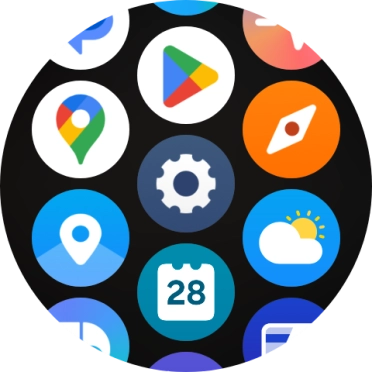 Press the Google Maps icon.