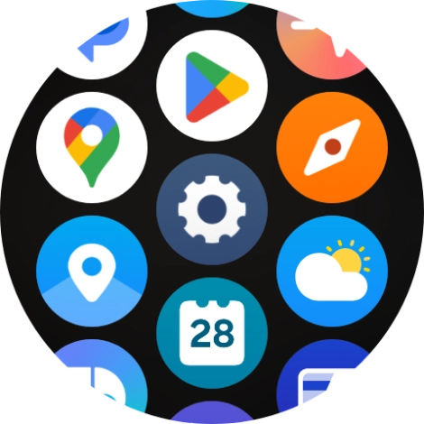 Press the Google Maps icon.