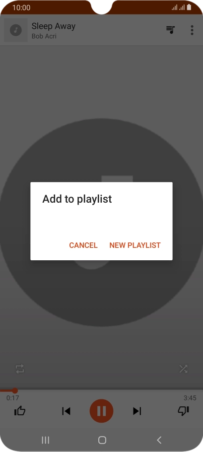 Press NEW PLAYLIST.