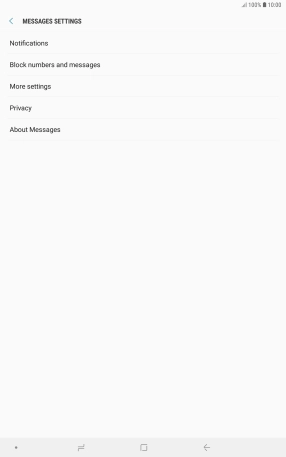 Press More settings.