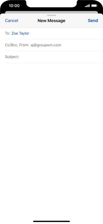 Press the field next to 