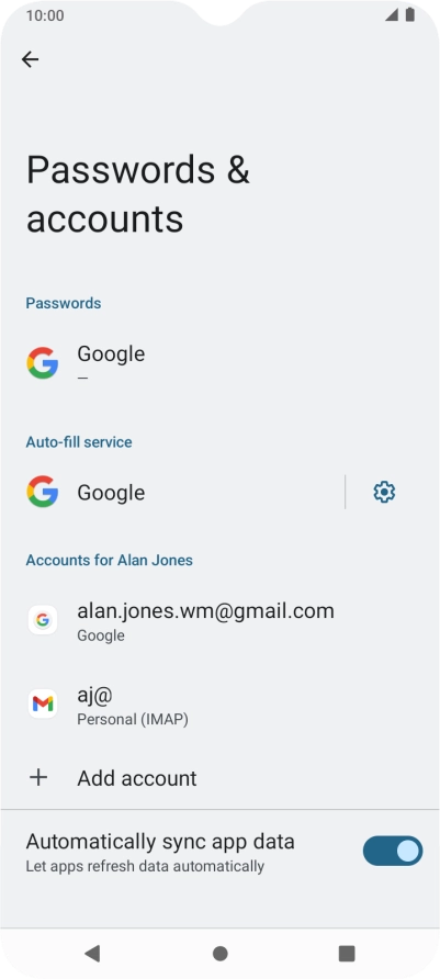 Press the Home key to return to the home screen.