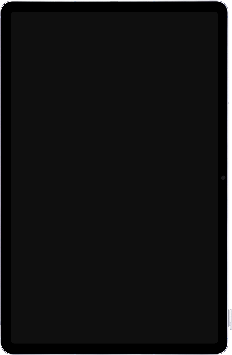 Remove the card holder from your tablet.