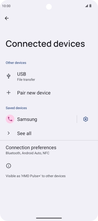 Slide your finger upwards starting from the bottom of the screen to return to the home screen.