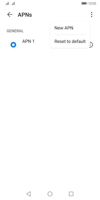 Press New APN.