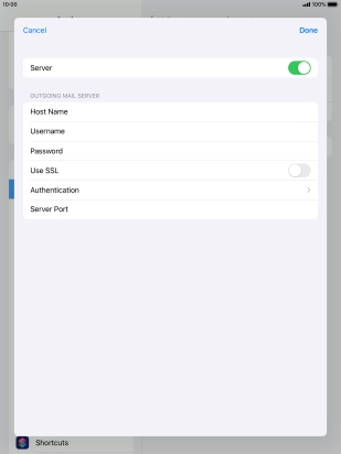 Press Authentication.