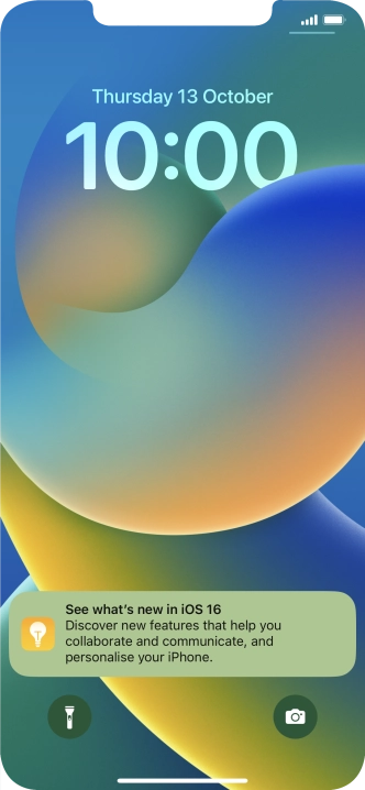 Press the required notification and follow the instructions on the screen to use the selected function.