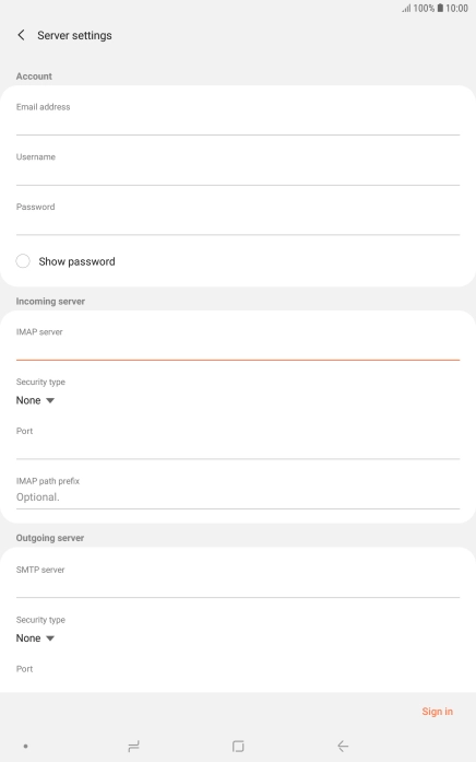 Press the drop down list below 