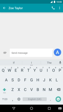 Open a new note, message or email message to bring up the keypad and your phone is ready for text input.