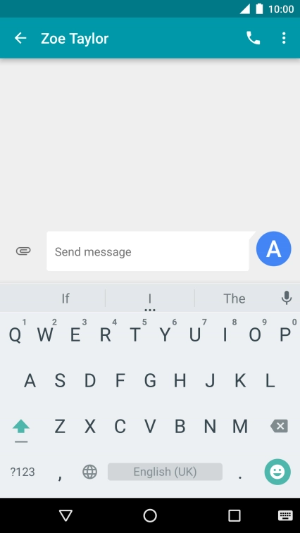 Open a new note, message or email message to bring up the keypad and your phone is ready for text input.