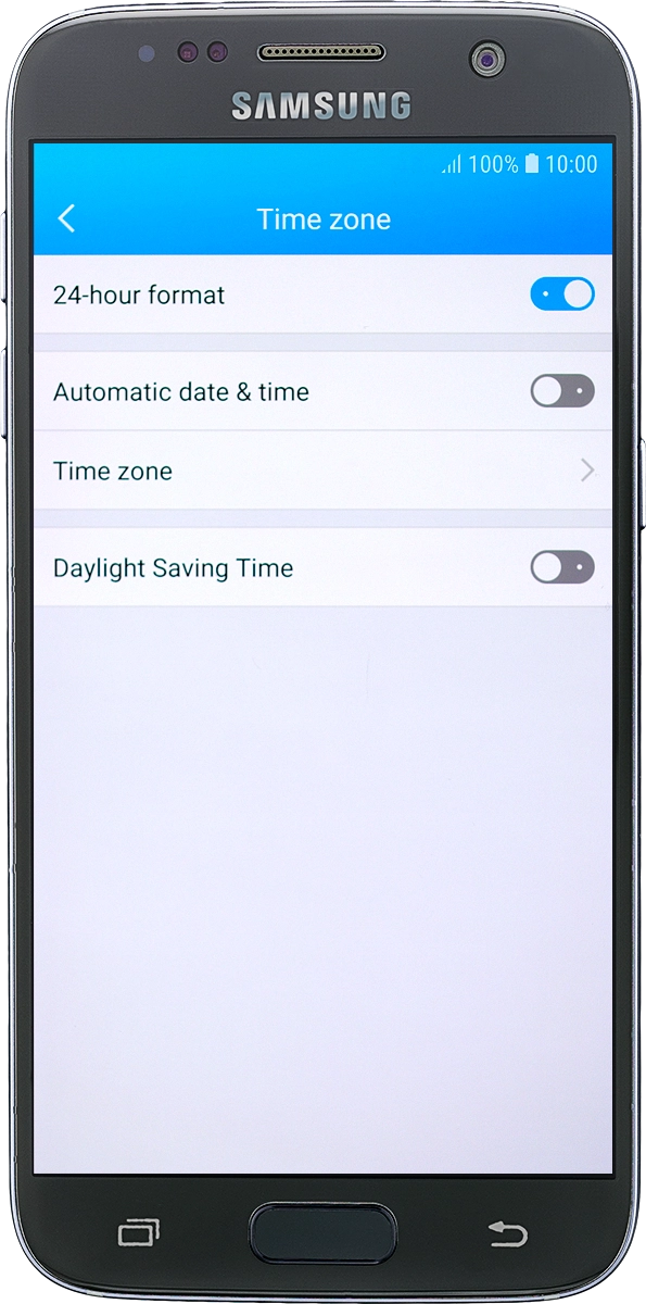 On your phone: Press the indicator next to 