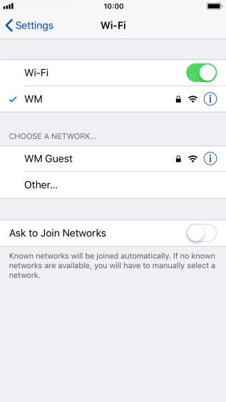 Press the Home key to return to the home screen.