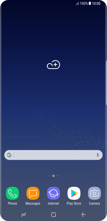 Slide your finger downwards starting from the top of the screen.