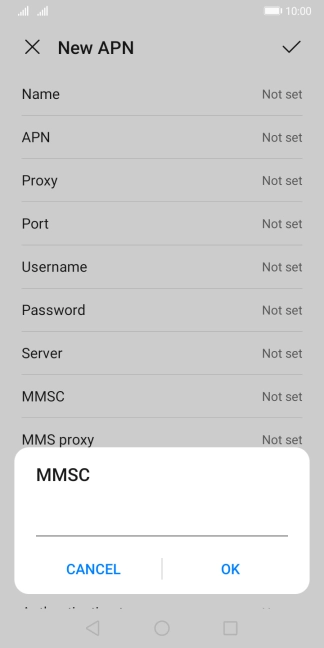 Key in http://pxt.vodafone.net.au/pxtsend and press OK.