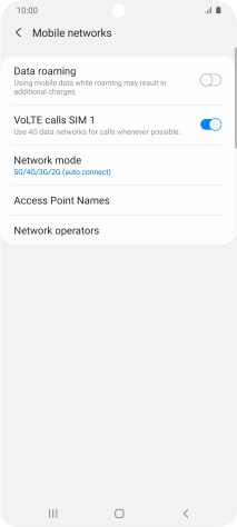 Press Access Point Names.