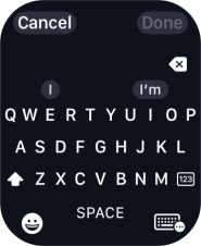 Press the input icon.