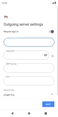 Press the field below 