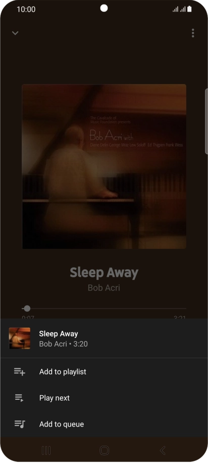 Press Add to playlist.