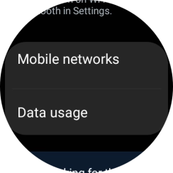 Press Mobile networks.