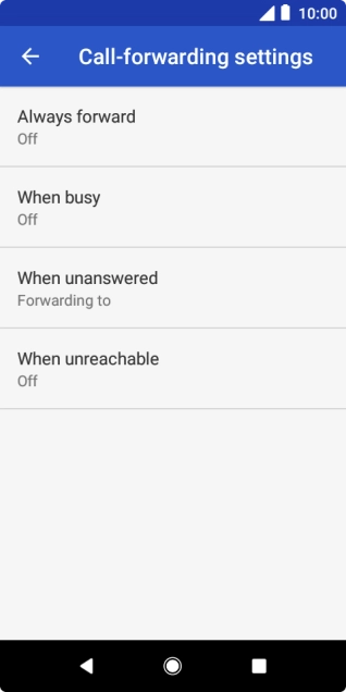 Press the Home key to return to the home screen.