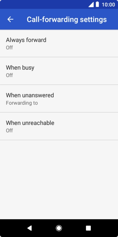 Press the Home key to return to the home screen.