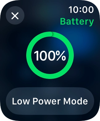 Press Low Power Mode.
