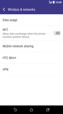 Press Mobile network sharing.