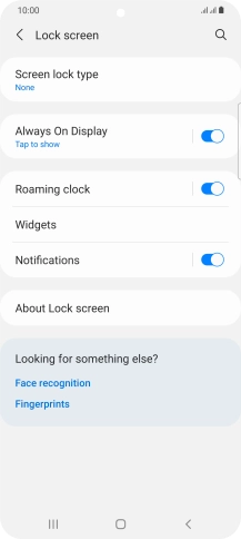 Press the Home key to return to the home screen.
